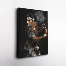 Load image into Gallery viewer, Roger Federer Canvas Print – Iconic Tennis Wall Art for Man Cave or Home