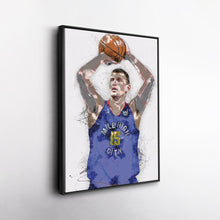Load image into Gallery viewer, Nikola Jokic Canvas Art – Denver Nuggets Wall Decor