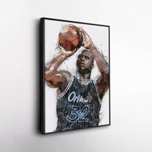 Load image into Gallery viewer, Shaquille O'Neal Canvas Art – Orlando Magic Wall Decor