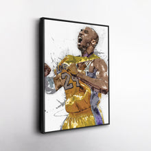 Load image into Gallery viewer, Kobe Bryant Canvas Art – Lakers Basketball Wall Decor