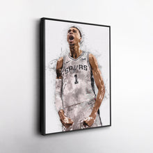 Load image into Gallery viewer, Victor Wembanyama Canvas Art – San Antonio Spurs Wall Decor