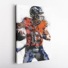 Load image into Gallery viewer, Bo Nix Canvas Art – Denver Broncos Wall Decor