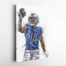 Load image into Gallery viewer, Amon-Ra St. Brown Canvas Art – Detroit Lions Wall Decor
