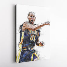 Load image into Gallery viewer, Reggie Miller Canvas Art – Indiana Pacers Wall Decor