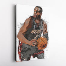 Load image into Gallery viewer, Dwyane Wade Canvas Art – Miami Heat Wall Decor