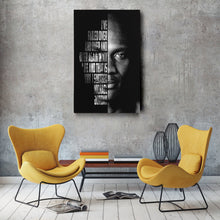 Load image into Gallery viewer, Michael Jordan Face Canvas Art - Motivational NBA Poster Wall Decor