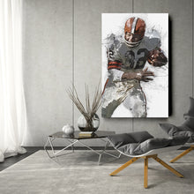 Load image into Gallery viewer, Jim Brown Canvas Art – Cleveland Browns Wall Decor