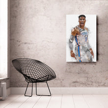 Load image into Gallery viewer, Russell Westbrook Canvas Art – Oklahoma City Thunder Wall Decor