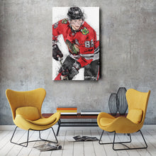 Load image into Gallery viewer, Patrick Kane Canvas Art – Chicago Blackhawks Wall Decor