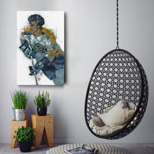 Load image into Gallery viewer, Bo Nix Canvas Art – Denver Broncos Wall Decor (Copy)