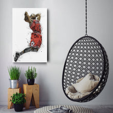 Load image into Gallery viewer, Derrick Rose Canvas Art – Chicago Bulls Wall Decor