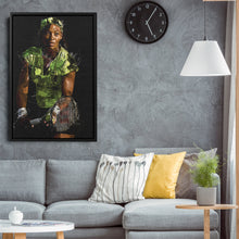 Load image into Gallery viewer, Serena Williams Canvas Art – Tennis Legend Wall Decor