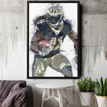 Load image into Gallery viewer, Alvin Kamara Canvas Art – New Orleans Saints Wall Decor