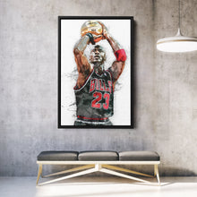 Load image into Gallery viewer, Michael Jordan Canvas Art – Chicago Bulls Legend Wall Decor