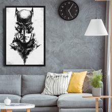 Load image into Gallery viewer, Batman Face Canvas – DC Comics Wall Art Gift for Superhero Fans and Man Cave Decor