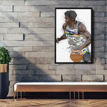 Load image into Gallery viewer, Anthony Edwards Canvas Art – Minnesota Timberwolves Wall Decor