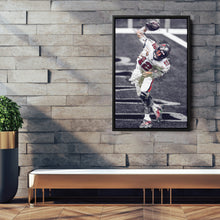 Load image into Gallery viewer, Tom Brady Canvas Art – Buccaneers Spiking Ball Decor