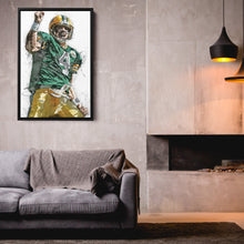 Load image into Gallery viewer, Brett Favre Canvas Art – Green Bay Packers Wall Decor