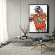 Load image into Gallery viewer, Peyton Manning Canvas Art – Denver Broncos Wall Decor
