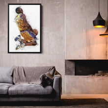 Load image into Gallery viewer, Kobe Bryant Canvas Art – Los Angeles Lakers Wall Decor