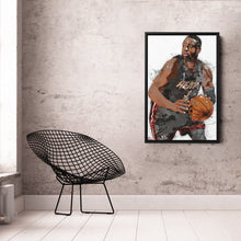 Load image into Gallery viewer, Dwyane Wade Canvas Art – Miami Heat Wall Decor