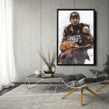 Load image into Gallery viewer, Allen Iverson Canvas Art – Philadelphia 76ers Wall Decor