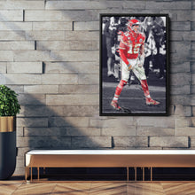 Load image into Gallery viewer, Patrick Mahomes Canvas Art – Chiefs Celebration Wall Decor