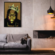 Load image into Gallery viewer, Notorious B.I.G Canvas – Rap Icon Wall Art for Home Decor