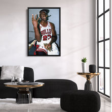 Load image into Gallery viewer, Michael Jordan Smoking Canvas – Chicago Bulls Wall Art Home Decor