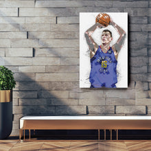 Load image into Gallery viewer, Nikola Jokic Canvas Art – Denver Nuggets Wall Decor