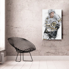 Load image into Gallery viewer, Charlie McAvoy Canvas Art – Boston Bruins Wall Decor