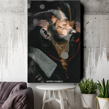 Load image into Gallery viewer, Nipsey Hussle Canvas – Rap Legend Wall Art for Studio Decor