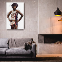 Load image into Gallery viewer, Julius Erving Canvas Art – New Jersey Nets Wall Decor