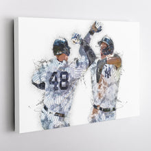 Load image into Gallery viewer, Aaron Judge & Anthony Rizzo Canvas Art – New York Yankees Wall Decor