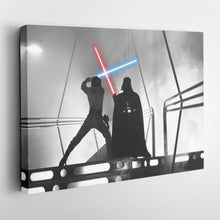 Load image into Gallery viewer, Star Wars - Darth Vader vs Luke Skywalker Fight Canvas Wall Art Decor