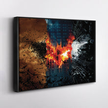 Load image into Gallery viewer, Batman Illustration Canvas Print – Joker Movie Wall Art for Superhero Home Decor
