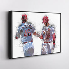 Load image into Gallery viewer, Paul Goldschmidt & Nolan Arenado Canvas Art – St. Louis Cardinals Wall Decor