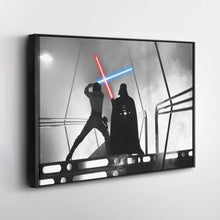 Load image into Gallery viewer, Star Wars - Darth Vader vs Luke Skywalker Fight Canvas Wall Art Decor