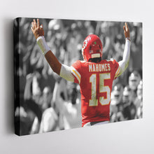 Load image into Gallery viewer, Patrick Mahomes Canvas Art – Touchdown NFL Wall Decor