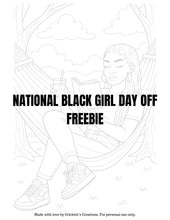 Load image into Gallery viewer, 🌸 National Black Girl Day Off: Self-Care Coloring Pack