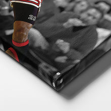 Load image into Gallery viewer, Michael Jordan & Magic Johnson Canvas – Bulls Lakers Basketball Wall Art for Home