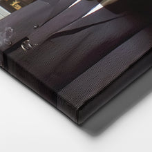 Load image into Gallery viewer, Pulp Fiction Coffee Scene Canvas – Tarantino Movie Wall Art