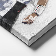 Load image into Gallery viewer, Mike Evans & Tom Brady Canvas Art – Tampa Bay Buccaneers Wall Decor