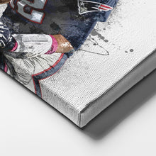 Load image into Gallery viewer, Tom Brady & Rob Gronkowski Canvas Art – New England Patriots Wall Decor