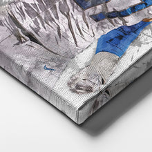 Load image into Gallery viewer, Aidan Hutchinson Canvas Art – Detroit Lions Wall Decor