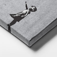 Load image into Gallery viewer, Michael Jordan Banksy Balloon Girl Canvas Art - NBA Street Art Decor