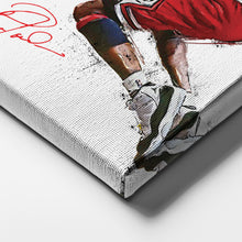 Load image into Gallery viewer, Michael Jordan Canvas Print – Motivational Bulls Quote Wall Art for Sports Fans