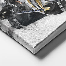 Load image into Gallery viewer, Charlie McAvoy Canvas Art – Boston Bruins Wall Decor