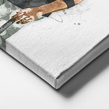 Load image into Gallery viewer, Derek Carr & Davante Adams Canvas Art – Las Vegas Raiders Wall Decor