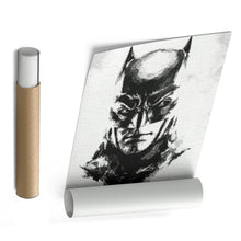 Load image into Gallery viewer, Batman Face Canvas – DC Comics Wall Art Gift for Superhero Fans and Man Cave Decor